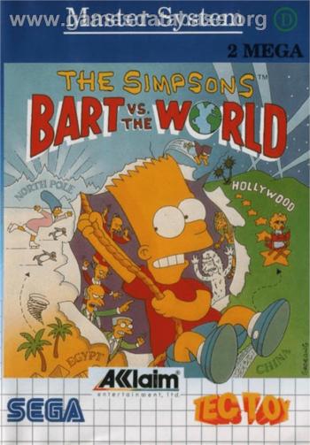 Cover Simpsons, The - Bart vs. the World for Master System II